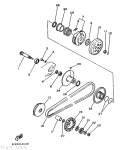 CH80 Сцепление