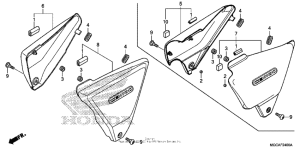 CB1100S (ABS) Боковые обтекатели