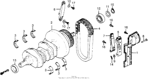 GL1200I Коленвал