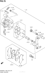 AN400Z (ABS) Передние тормоза