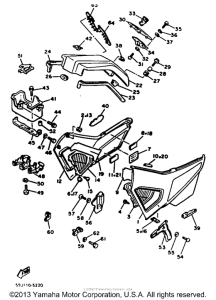 XVZ12DN Боковые обтекатели