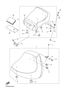 XVS1100A Сиденье