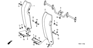 H100 Щиток облицовочный