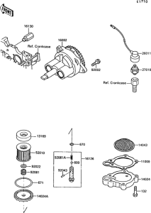 EX250 Масляный насос