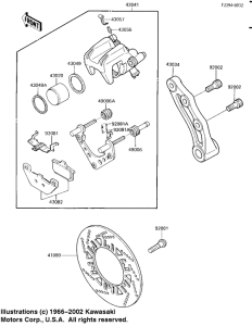 EX250 Передний суппорт