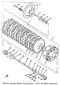 XS650_2F - 1979 Сцепление