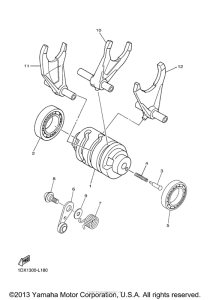 WR450FB Копирный вал