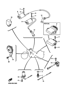 XVS1100AT XVS1100ATS Equipo electrico