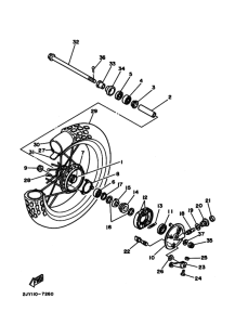TW200E Transom + tube