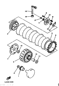 YZ125S Бендикс