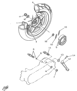 CW50RS Переднее колесо