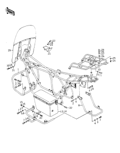 KZ1000 Guards / saddle bags / windshield