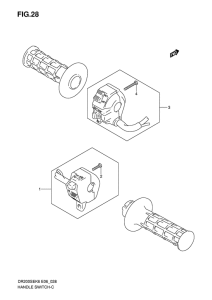 DR200 Рулевой переключатель