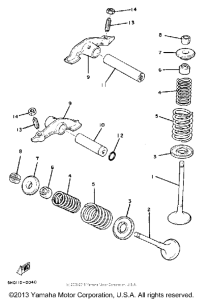 XT200J Клапана