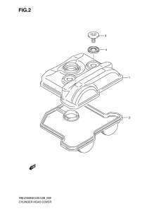 RM-Z450 Крышка головки цилиндров