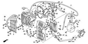 XL600V Радиатор