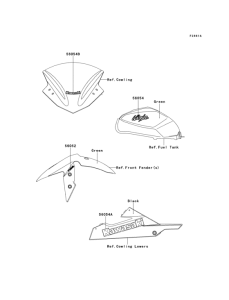 EX300 Decals(green)(bdf)