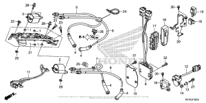 VT1300CR Ignition Coil + Ecu