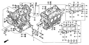 GL1500SE Barrel assy cylinder