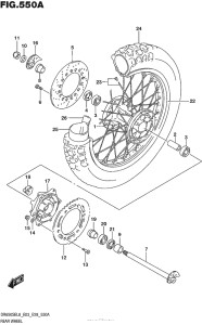  Переднее колесо