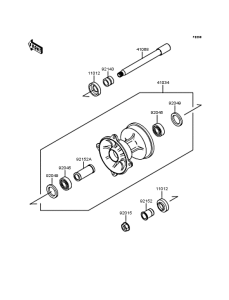  Переднее колесо