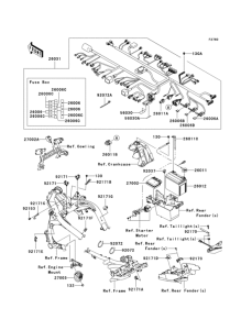 KLE650 Электрика