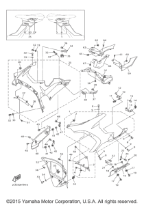 YZF-R1 Обтекатель 2