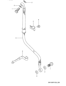 GN125 Тормозные трубопроводы