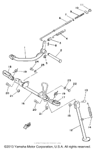 MX100G Stand - footrest