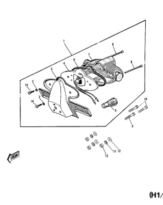  Taillight unit ass`y