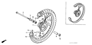 CR80R Transom + tube