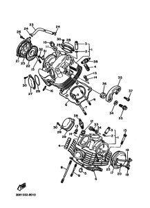XV1100 Головка цилиндров