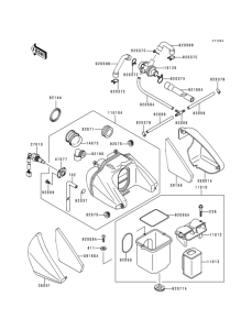 ZR550 Air cleaner(1 / 2)