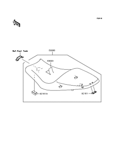 ER650 Сиденье