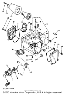 BW200EU Воздушный фильтр