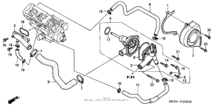 CB900F Водяной насос