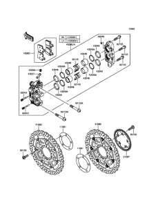 ZG1400 Передний тормоз