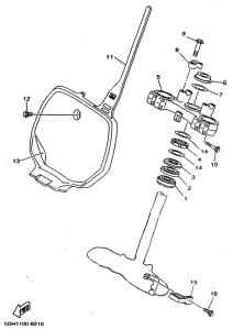 YZ250 Управление