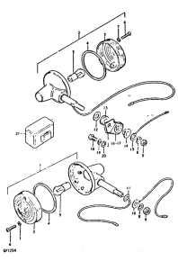 GP125 Поворотники