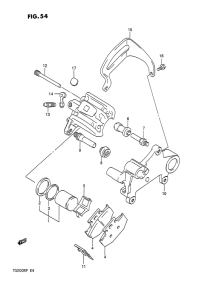 TS200 Задний суппортs