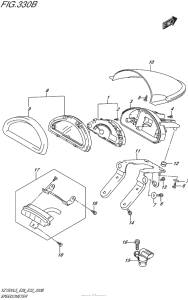 VL1500 Speedometer (Vz1500L5 E33)