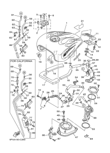XV17PCSC Топливный бак