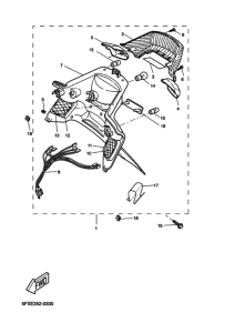 CW50RS Taillight unit ass`y