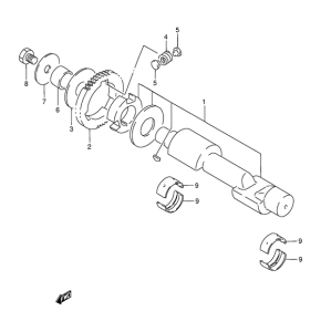 GS500 Балансирный вал