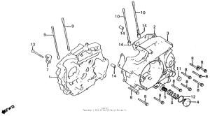  Картер двигателя