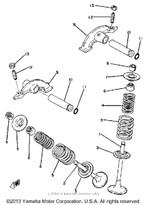 SR250TH Клапана
