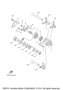 TZ250M Копирный вал