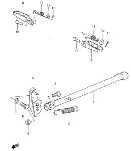 RM465 Stand - footrest