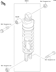 ZX1100 Амортизатор