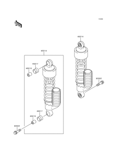 BJ250 Амортизатор